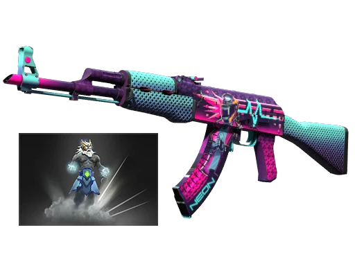 AK-47 | Neon Rider (WW) / 1 Arcana